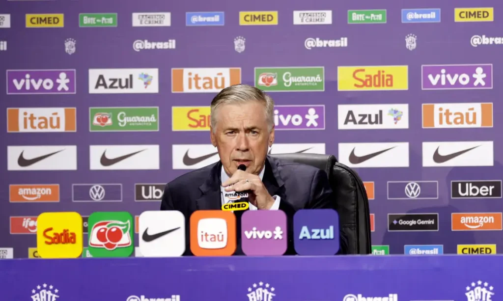 Carlo Ancelotti anuncia convocados e pede que torcida confie nos 26 selecionados para a Copa