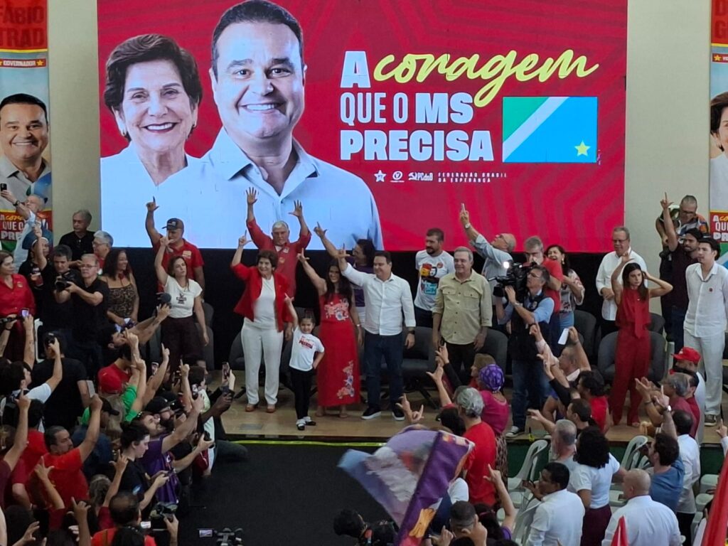 A Coragem que MS precisa – Convenção homologa chapa Fabio Trad, Dona Gilda, Vander e Soraya